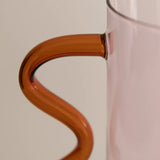 Pink & Amber Wave Pitcher