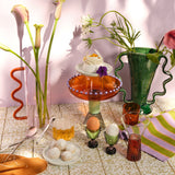 Pink & Amber Wave Pitcher