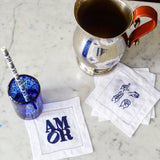 Love Cocktail Napkins Set of 4