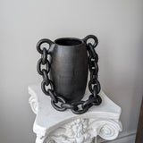 Handmade Ceramic Black Pottery Vase