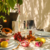 Colorblock Embroidered Linen Placemats Set of 4