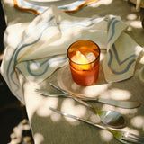 Colorblock Embroidered Linen Napkins Set of 4
