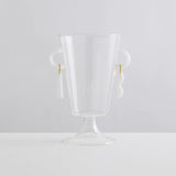 The Happy Vase Clear & Opaque White