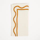 Colorblock Embroidered Linen Napkins Set of 4