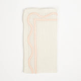 Colorblock Embroidered Linen Napkins Set of 4