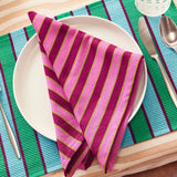 Herb Striped Napkins Set of 4