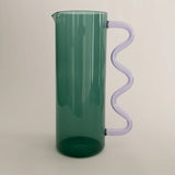 Pink & Amber Wave Pitcher