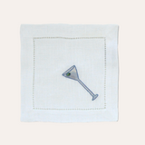 Shaken Martini Cocktail Napkins Set of 4