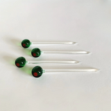 Acrylic Olive Picks | Set of 4