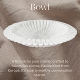 Marble Lotus Bowl