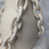 Handmade Ceramic Vessel with Chain