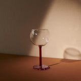 Mismatched Bilboquet Wine Glasses Set of 2