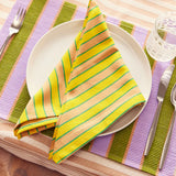 Herb Striped Napkins Set of 4