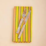 Herb Striped Napkins Set of 4