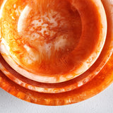 Hand-Poured Resin Serving Bowls Set of 3