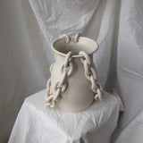 Handmade Ceramic Vessel with Chain