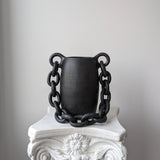 Handmade Ceramic Black Pottery Vase