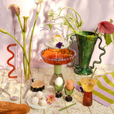 Handblown Glass Stirring Spoons Set of 4