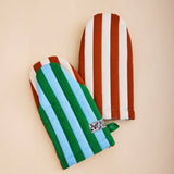 Striped Oven Mitt