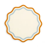 Colorblock Embroidered Linen Placemats Set of 4