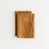Caramel & Ivory Têtê à Têtê Napkins | Set of 2