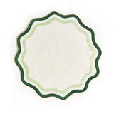 Colorblock Embroidered Linen Placemats Set of 4