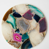 Mixed Agate Plate