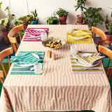 Herb Stripe Mixed Placemats Set of 4