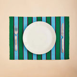 Herb Stripe Mixed Placemats Set of 4