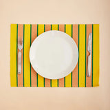 Herb Stripe Mixed Placemats Set of 4