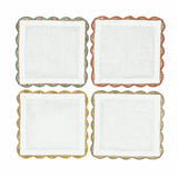 Hand Crocheted Amalfi Cocktail Napkins (Set of 4)